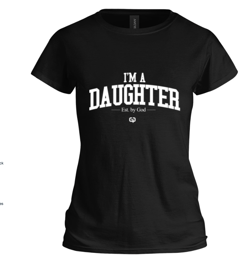 Pre-Order - 'I'm a Daughter' Kids T-Shirt - Black