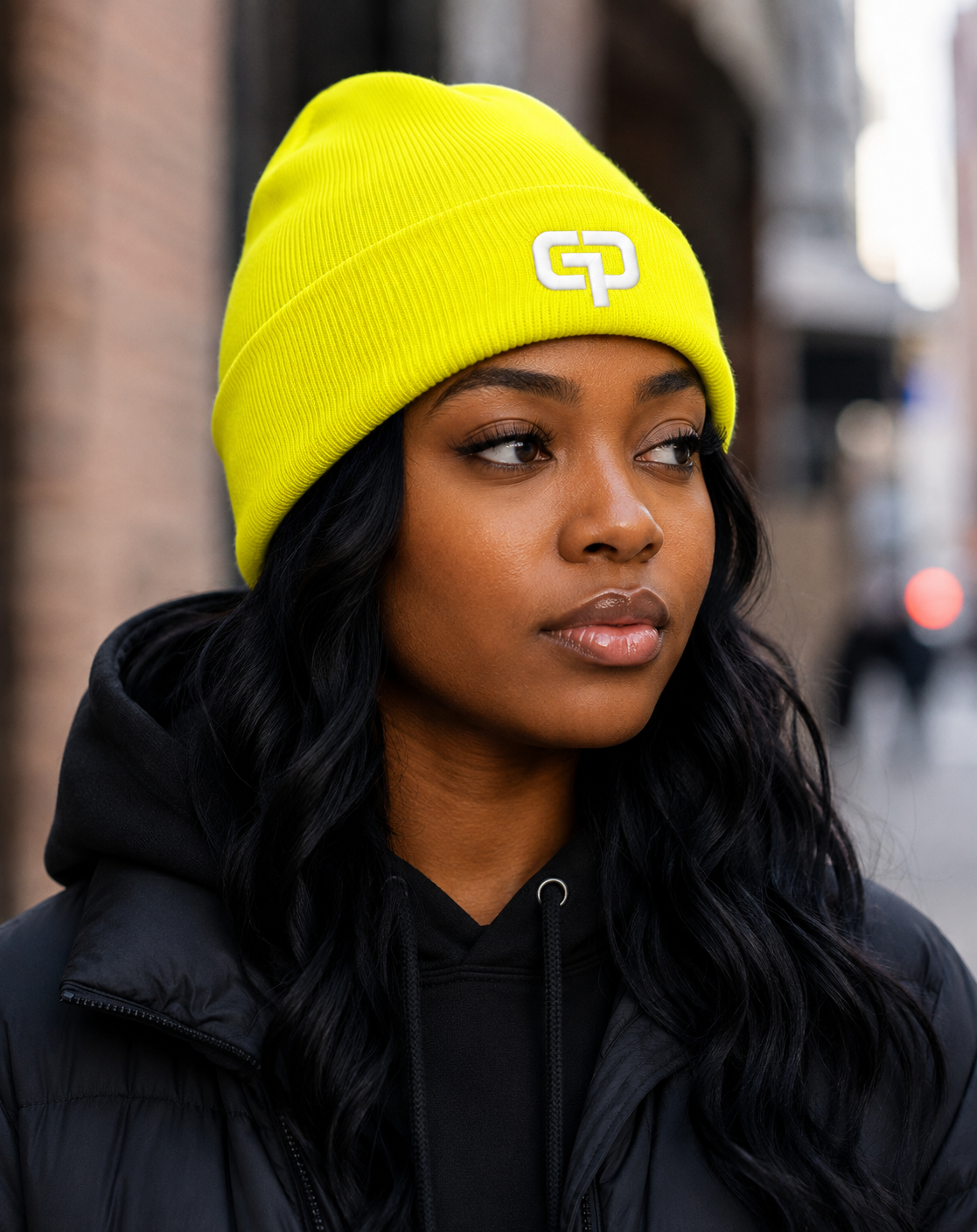 GP Embroidered Cuffed Beanie