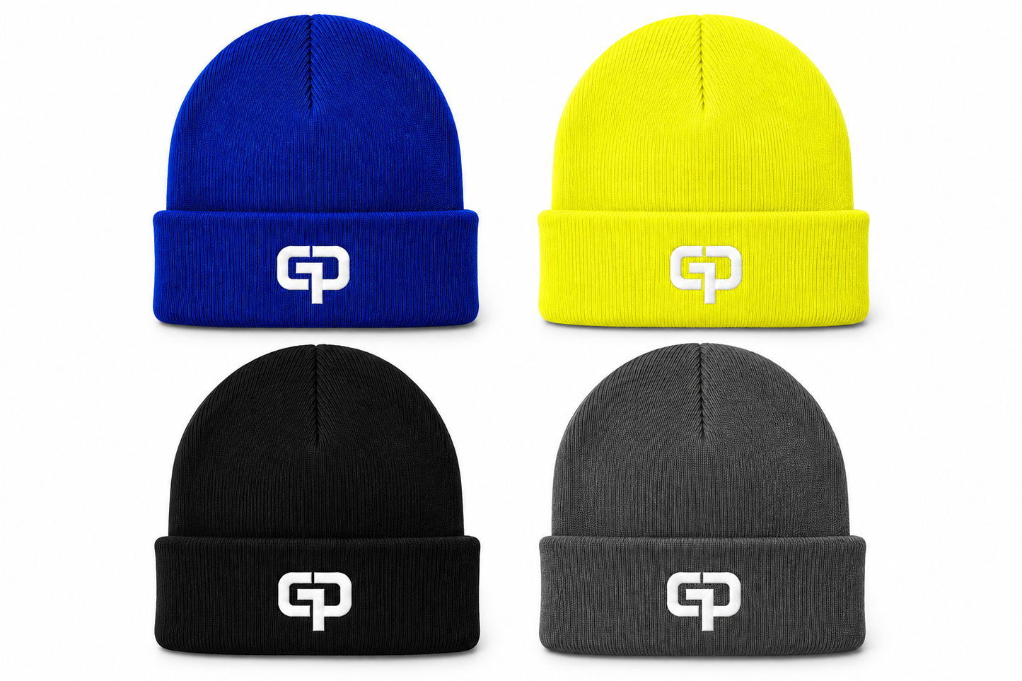 GP Embroidered Cuffed Beanie