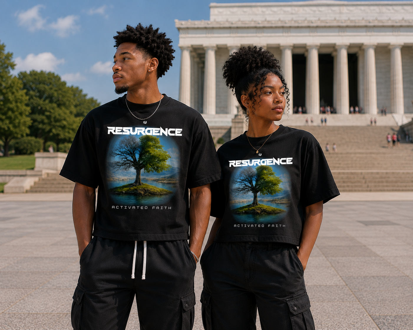 Resurgence Oversized Cropped T-Shirt