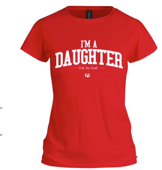 Pre-Order - 'I'm a Daughter' T-Shirt - Red